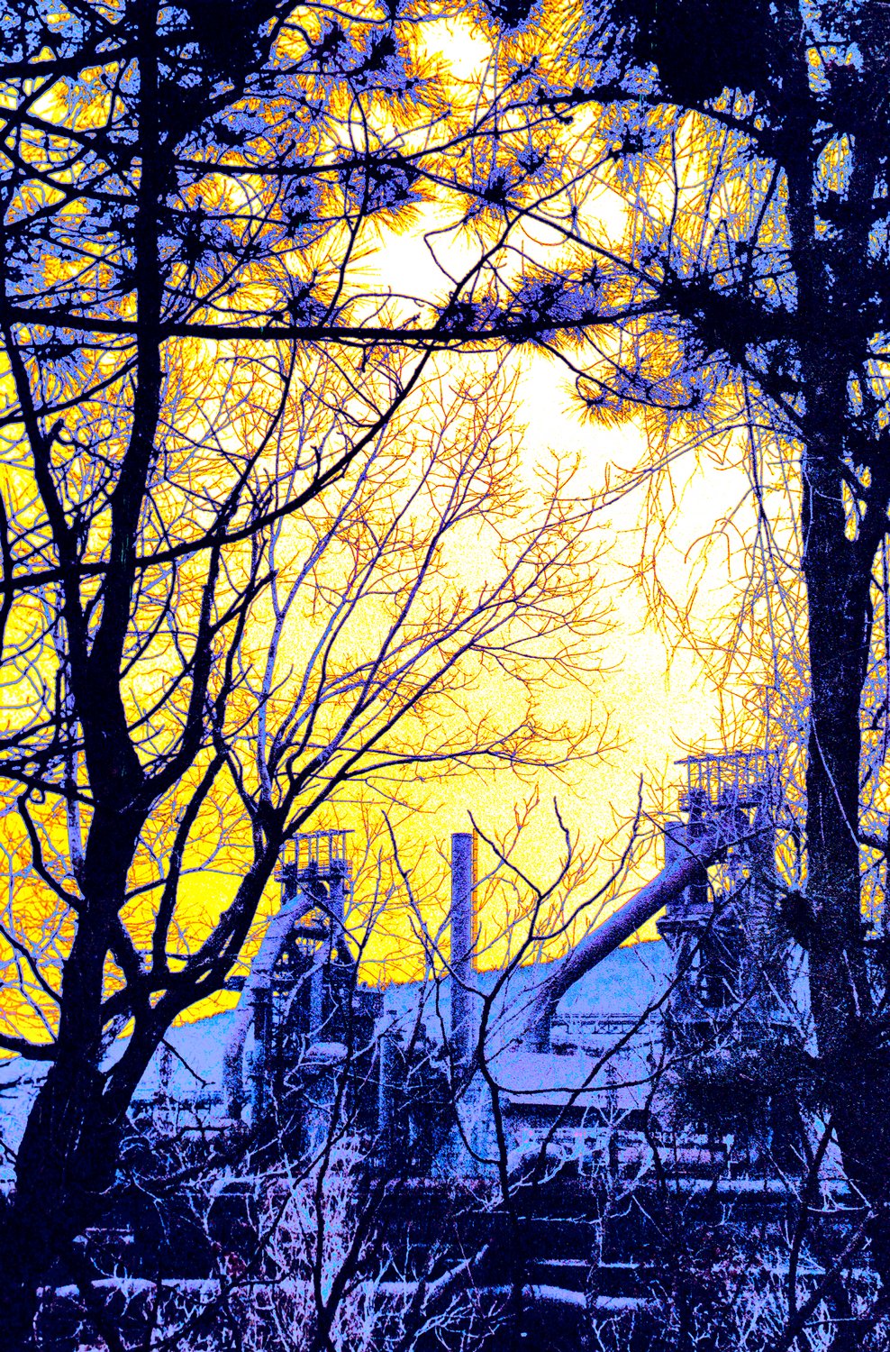  - Abandoned steel mills - #2 - Techno-Impressionist Museum - Techno-Impressionism - art - beautiful - photo photography picture - by Tony Karp