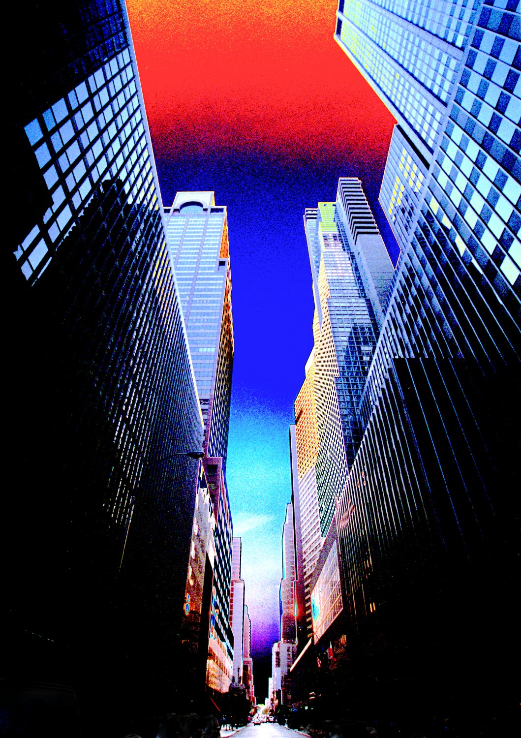  - Manhattan canyon - Techno-Impressionist Museum - Techno-Impressionism - art - beautiful - photo photography picture - by Tony Karp