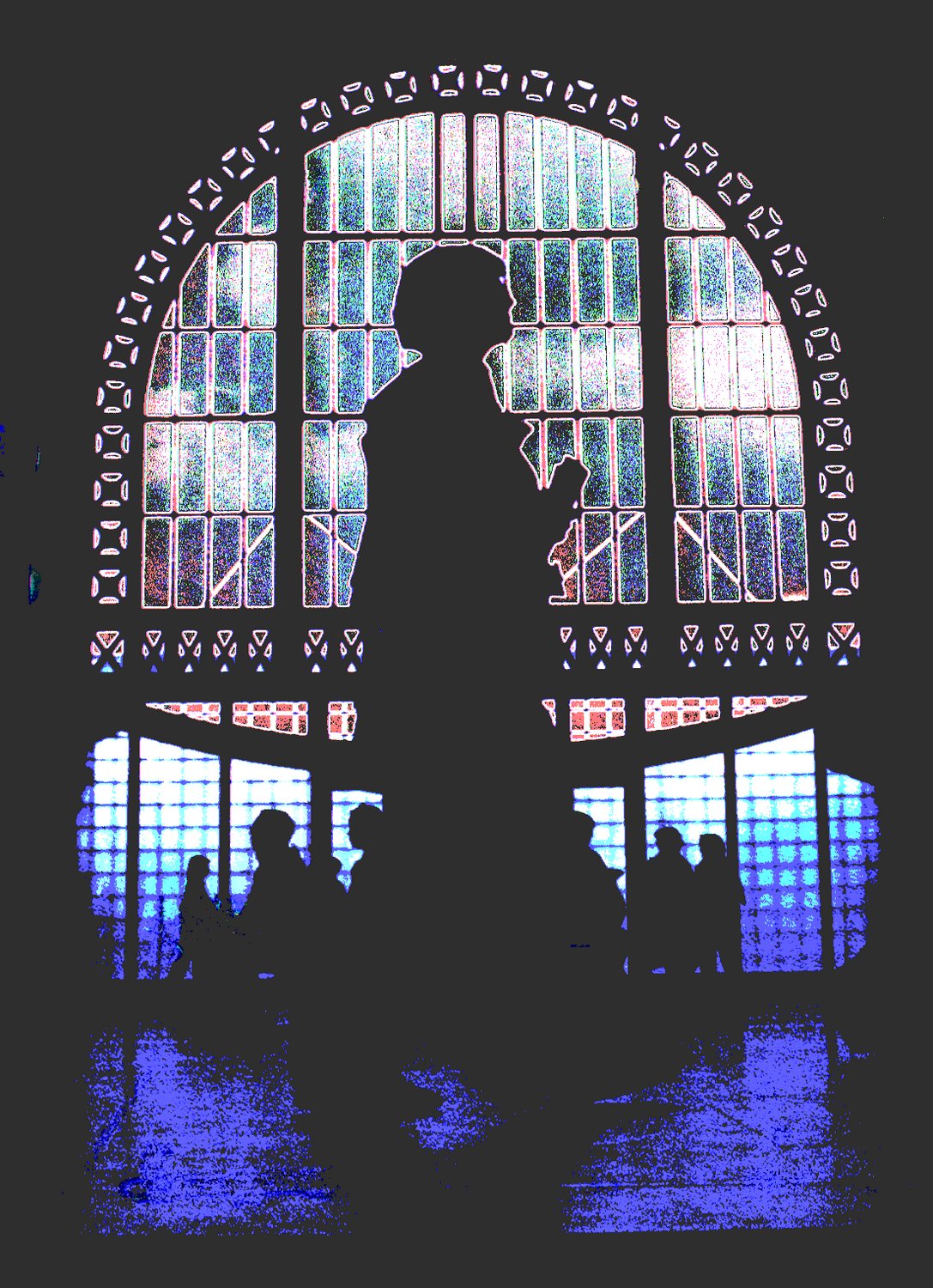 At the Musee d'Orsay - by Tony Karp - The museum becomes art - #8 - Mus�e d'Orsay - Techno-Impressionist Museum - Techno-Impressionism - art - beautiful - photo photography picture - by Tony Karp