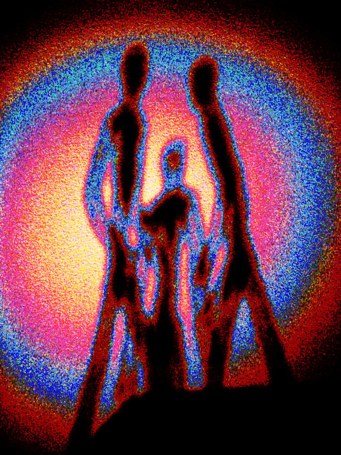  - Giacometti shadow - Techno-Impressionist Museum - Techno-Impressionism - art - beautiful - photo photography picture - by Tony Karp