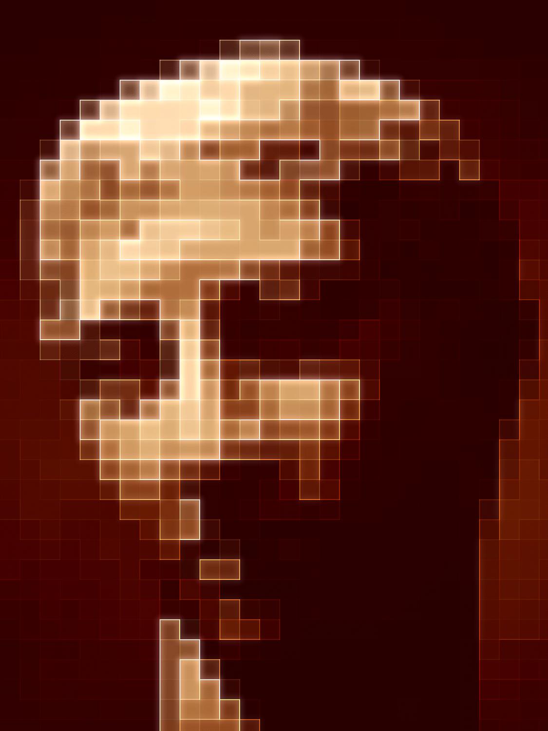  - Portrait in shades of brown - Techno-Impressionist Museum - Techno-Impressionism - art - beautiful - photo photography picture - by Tony Karp