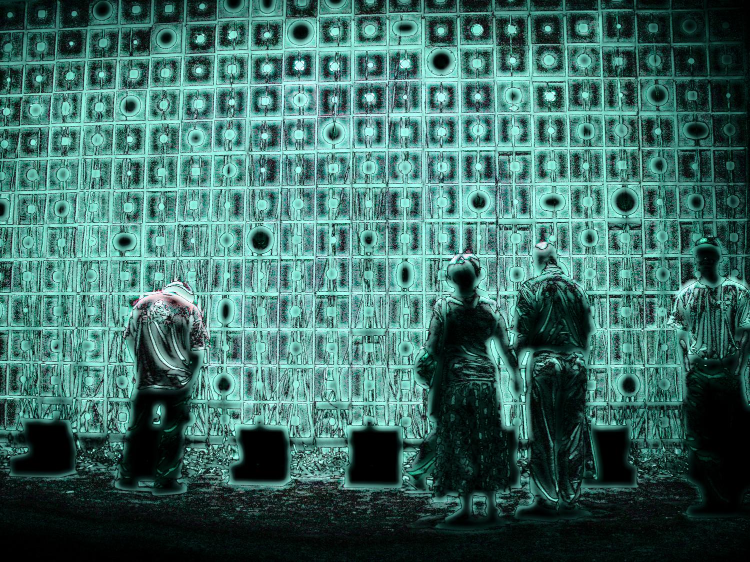  - Underwater speaker testing - Techno-Impressionist Museum - Techno-Impressionism - art - beautiful - photo photography picture - by Tony Karp