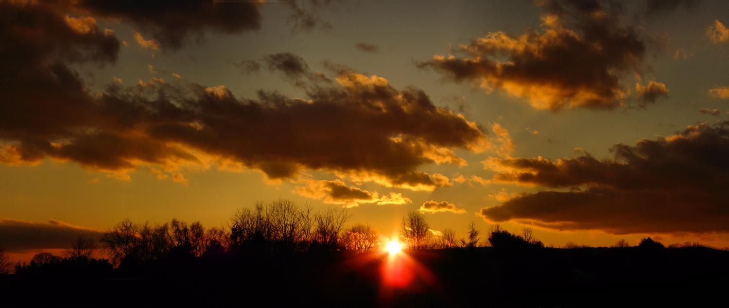  - Cloud dogs at sunset - Techno-Impressionist Museum - Techno-Impressionism - art - beautiful - photo photography picture - by Tony Karp