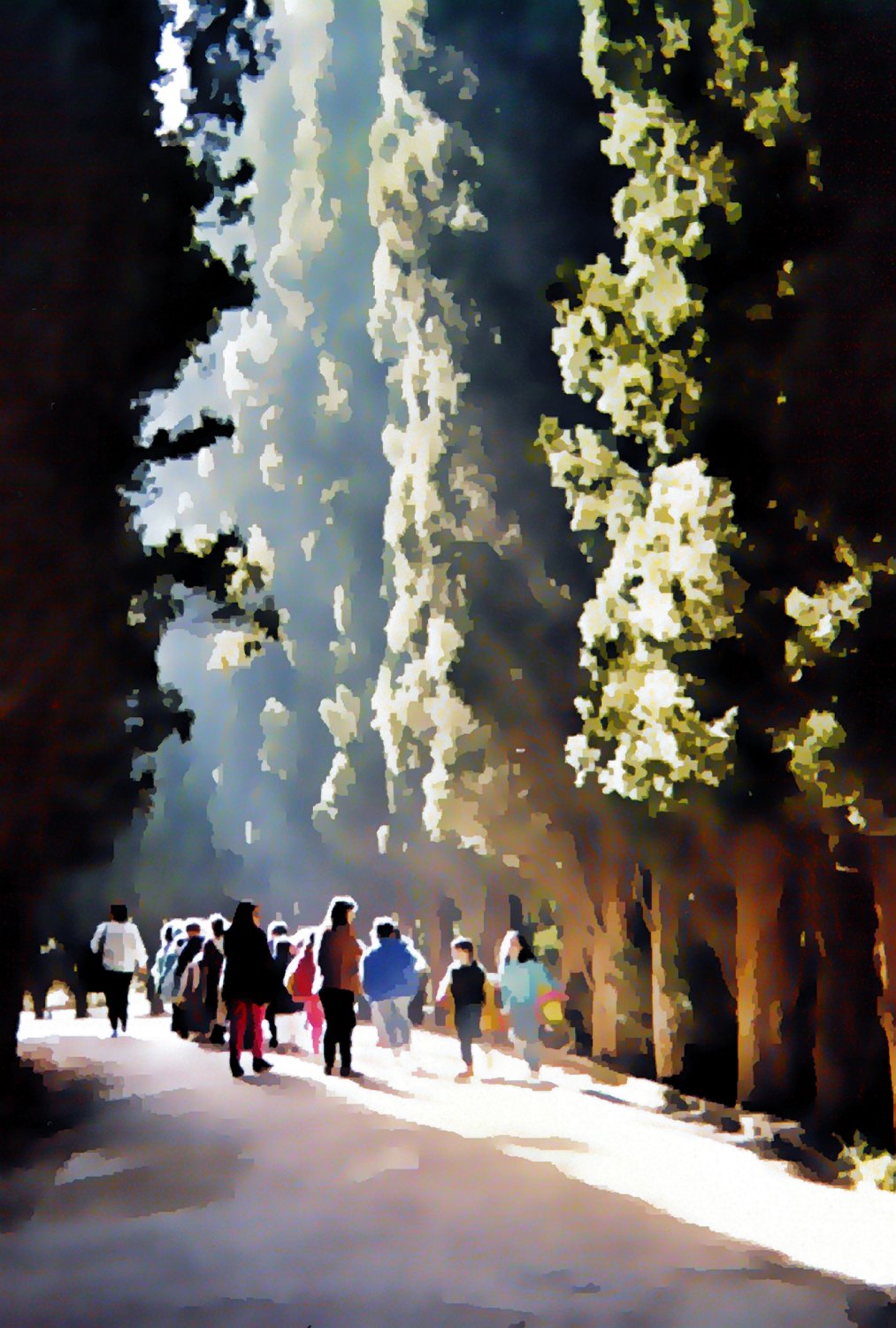  - At the Alhambra - Techno-Impressionist Museum - Techno-Impressionism - art - beautiful - photo photography picture - by Tony Karp