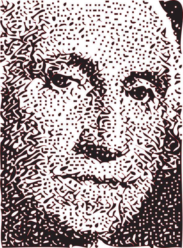  - Portrait of George - Techno-Impressionist Museum - Techno-Impressionism - art - beautiful - photo photography picture - by Tony Karp