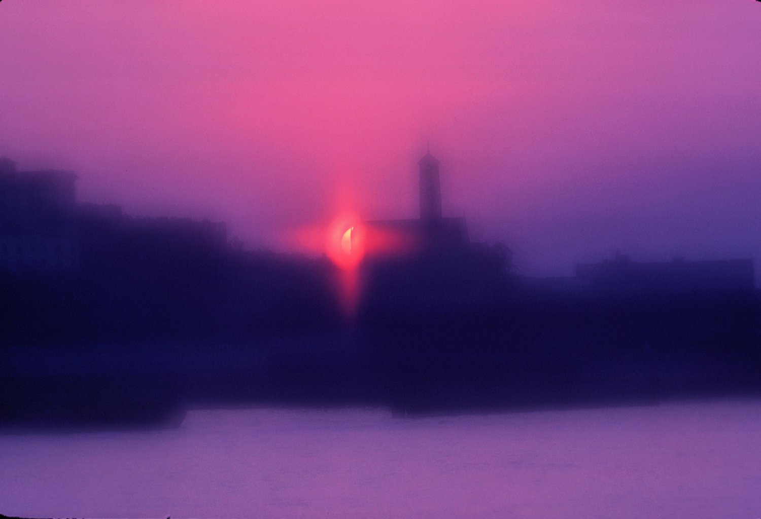  - Sunset from the ferry - Techno-Impressionist Museum - Techno-Impressionism - art - beautiful - photo photography picture - by Tony Karp