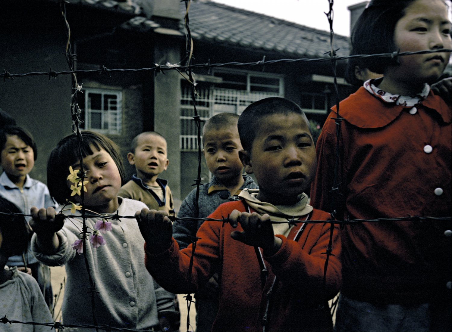 at a mixed blood orphanage in Seoul, Korea 1965 - Korean orphanage - 1965 - Techno-Impressionist Museum - Techno-Impressionism - art - beautiful - photo photography picture - by Tony Karp