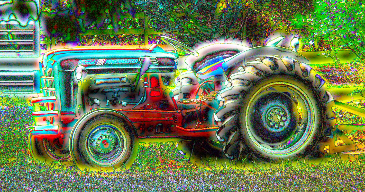  - Magic tractor - Techno-Impressionist Museum - Techno-Impressionism - art - beautiful - photo photography picture - by Tony Karp