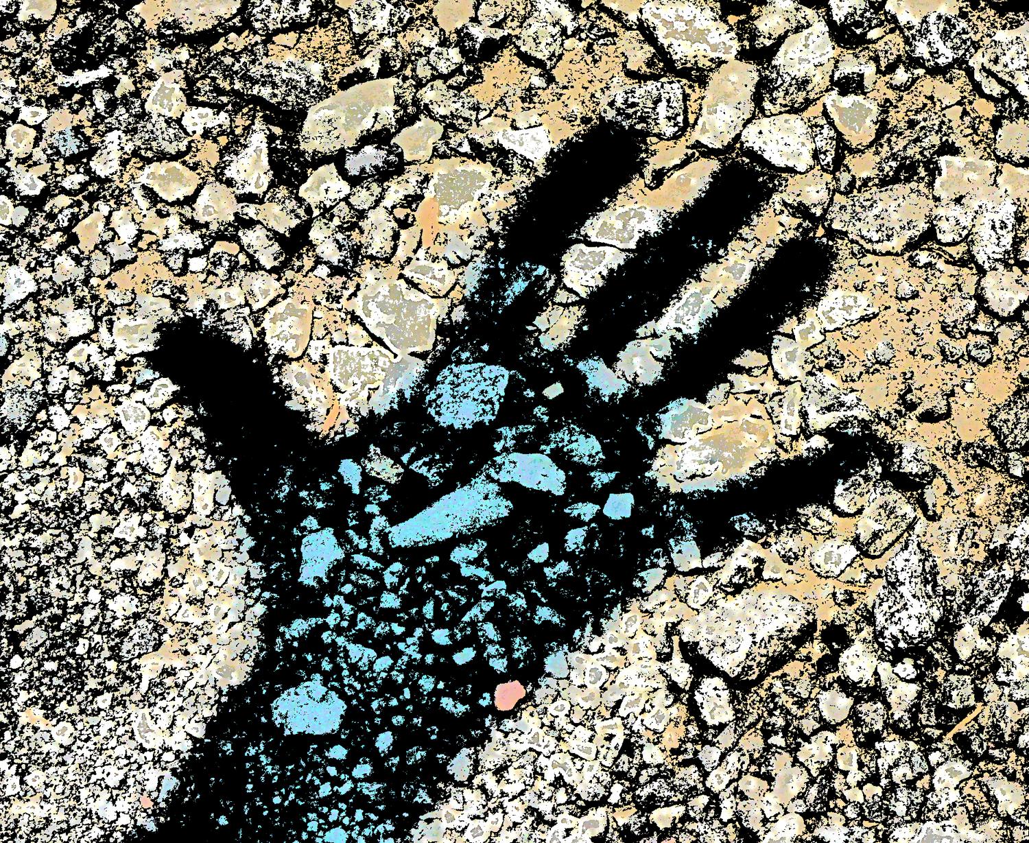  - Portrait of the artist's left hand - Techno-Impressionist Museum - Techno-Impressionism - art - beautiful - photo photography picture - by Tony Karp