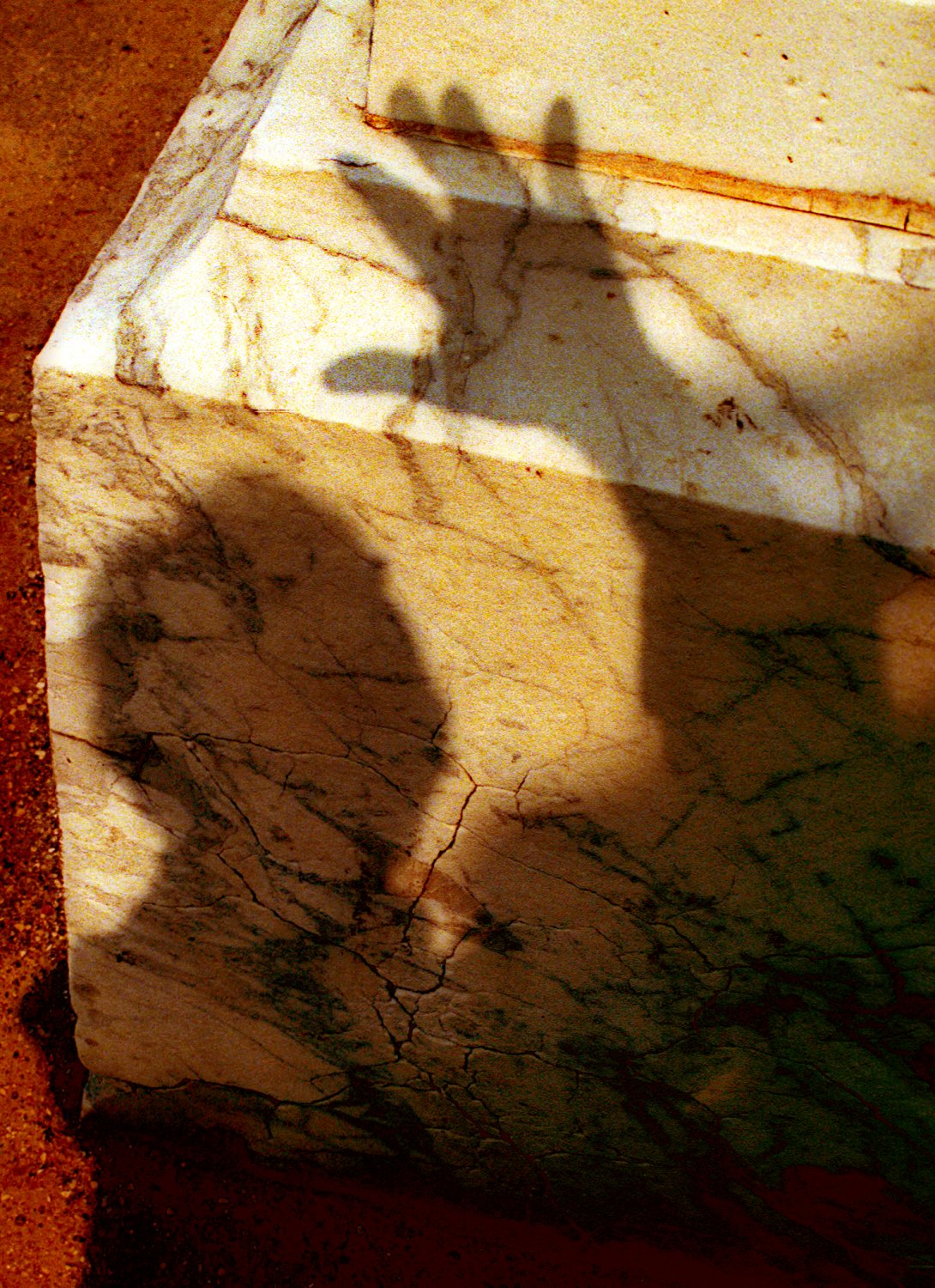 Self portrait in the gardens at Versailles - shadow on the marble - Self portrait in the gardens at Versailles - Techno-Impressionist Museum - Techno-Impressionism - art - beautiful - photo photography picture - by Tony Karp